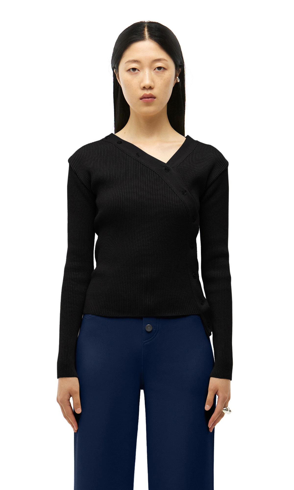 【J.CHUNG】 IENA KNIT CARDIGAN : BLACK