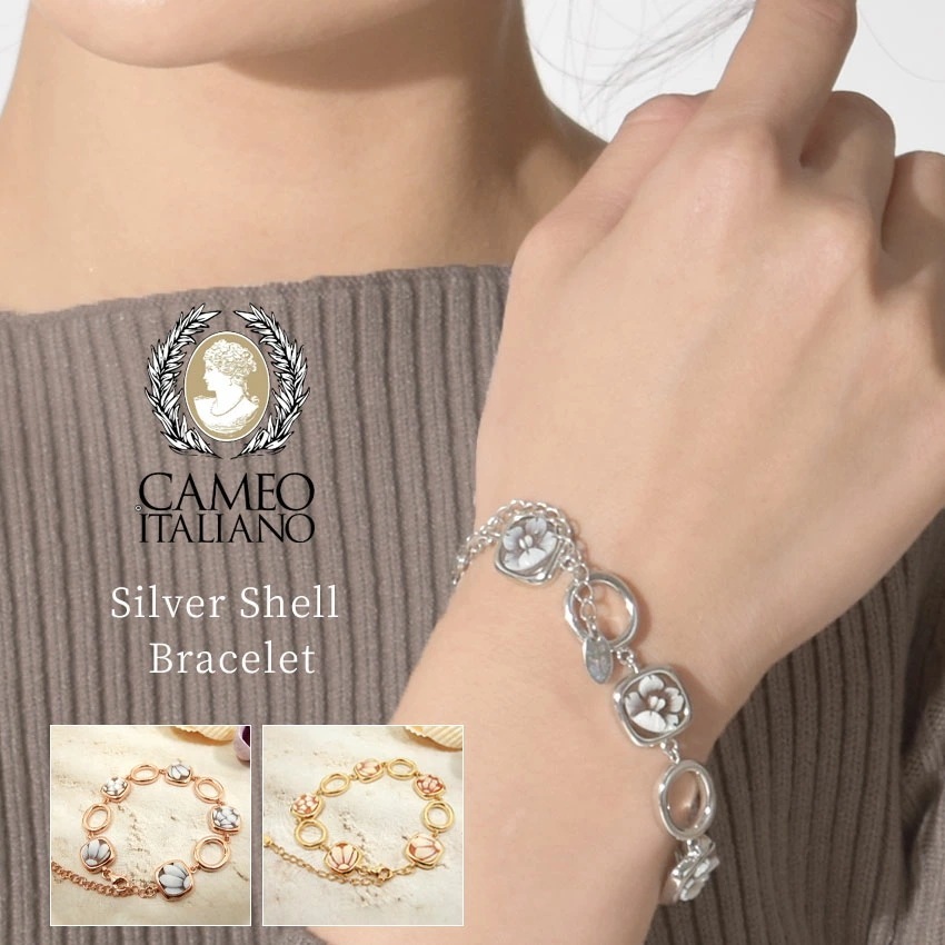 カメオイタリアーノ CLASSICA BL19LS レディース ジュエリー ピンクゴールド シルバー ブラック 黒 普段使い デイリー パーティー おでかけ 贈り物 アクセサリー プレゼント ギフト