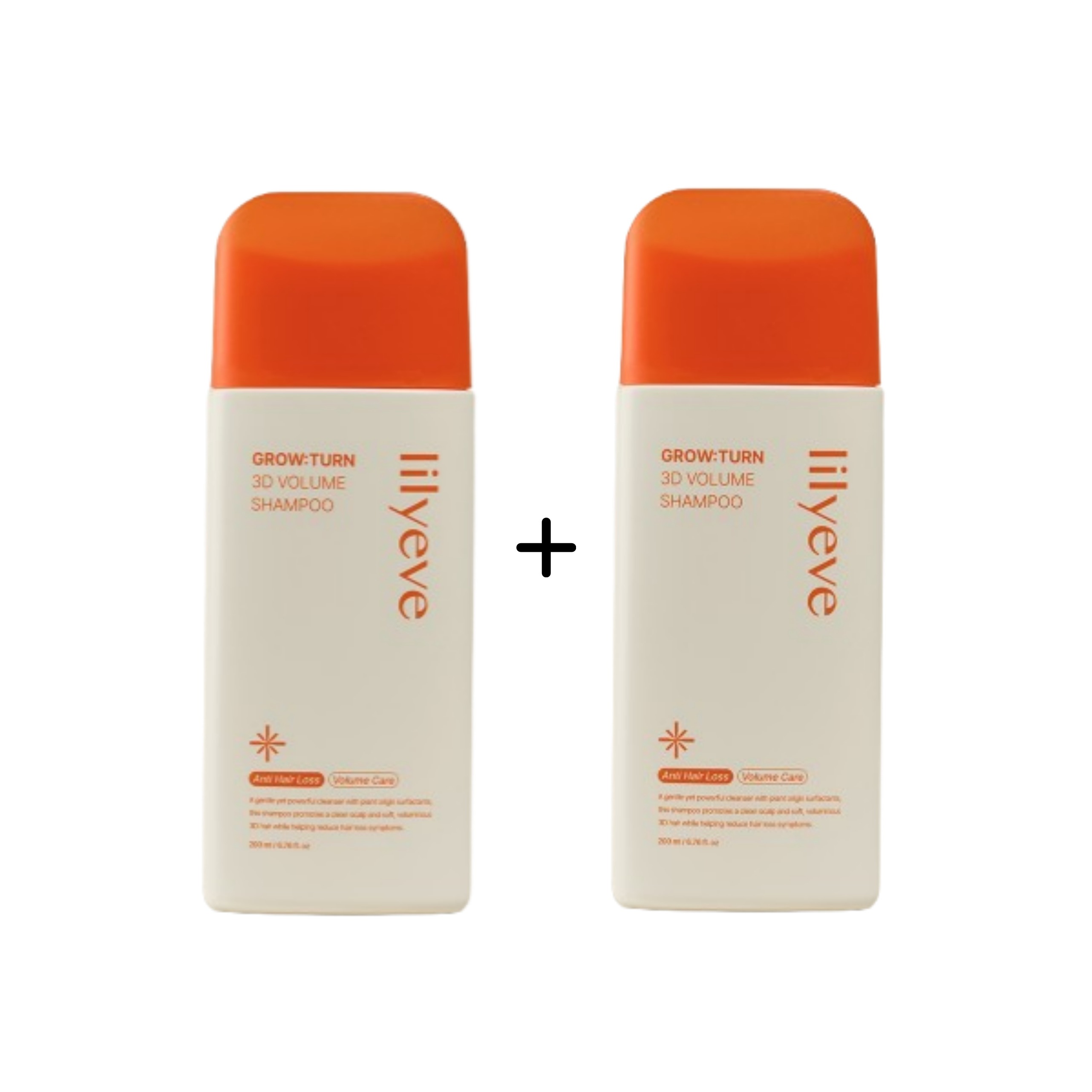 [25SS/New](1+1)グローターン3Dボリュームシャンプー200ml+200ml #シャンプー #頭皮ケア #脱毛ケアアンプル #脱毛ケア