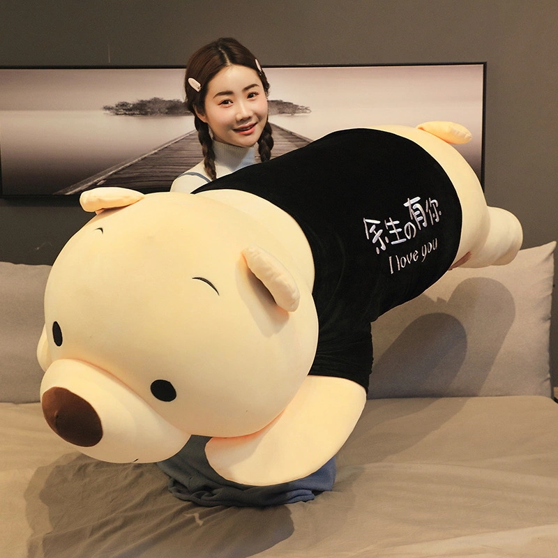 大きなトレーナーヒグマぬいぐるみ女の子ベッド睡眠抱擁クマ人形女の子誕生日ギフト