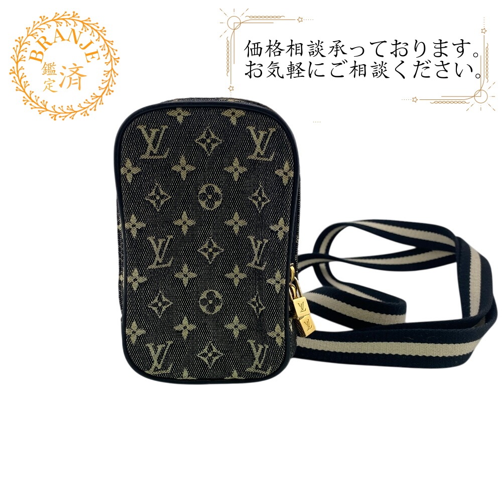 M92066 ウス ディジタル ショルダーポーチ バッグ ポシェット デジカメケース bu モノグラムミニ モノグラムミニ・キャンバス ポーチ ノワール レディース
