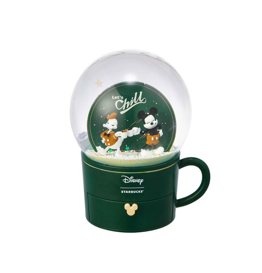 オータムディズニートゥギャザースノーグローブ 韓国スターバ グッズ スノーボール