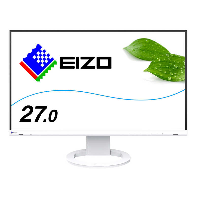 EIZO　PCモニター FlexScan ホワイト [27型 /WQHD(2560×1440） /ワイド]　EV2760-WT