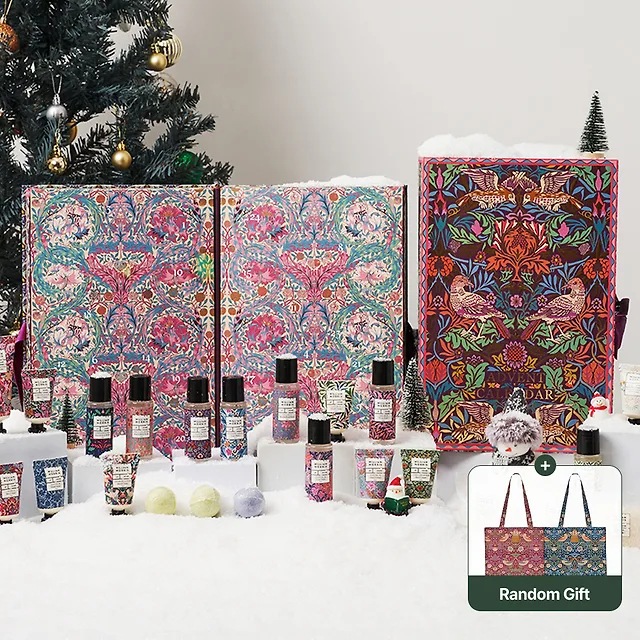 WILLIAM MORRIS 【2024 Holidayギフト】アドベントカレンダー 24set / ギフトラッピング / プレゼント クリスマス プチギフト 8,010円