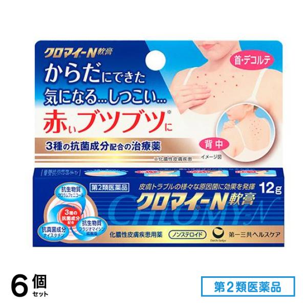 第２類医薬品 クロマイ-N軟膏 12g 6個セット