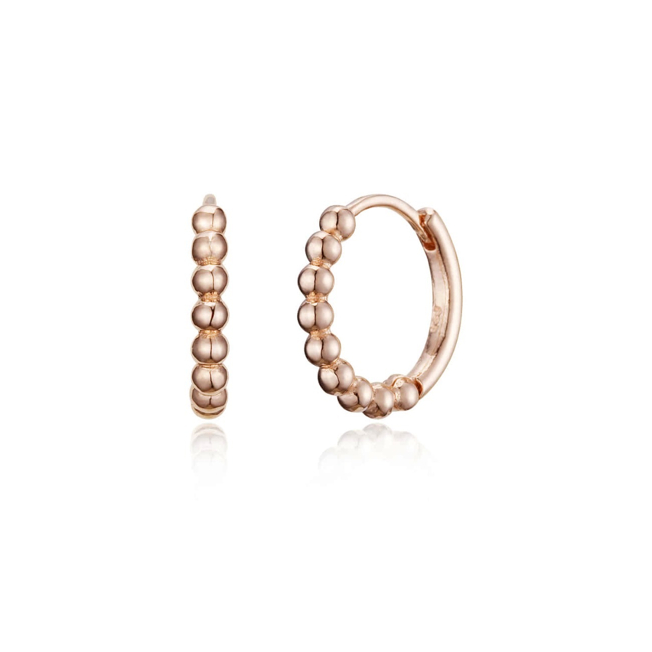 [「瑞草洞」ムン·ガヨン着用] ヘスエルシルバーボールフープイヤリング YUE4583