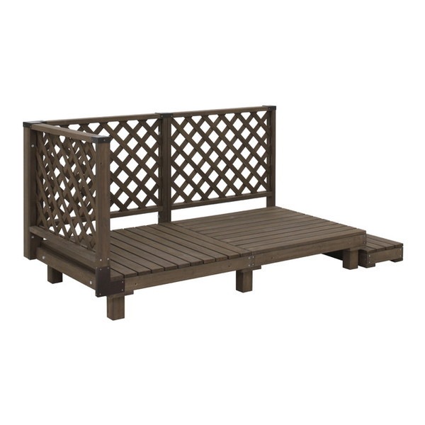 SDW-A05 システムデッキ 0.5坪 ACQブラウン メーカー直送