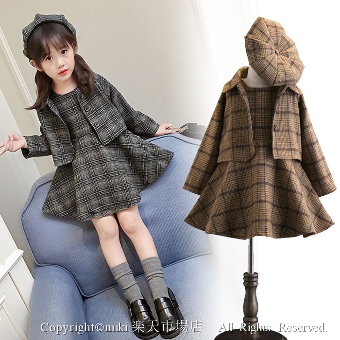 【新品プロモ-ション】【激安!価!】 チェック 子供服 長袖 七五三 韓国子供服 親子服 ワンピース チェック 可愛い ピアノ ギャザー 発表会 卒園式入学式 パーティ 韓国子供服 ワンピースドレス
