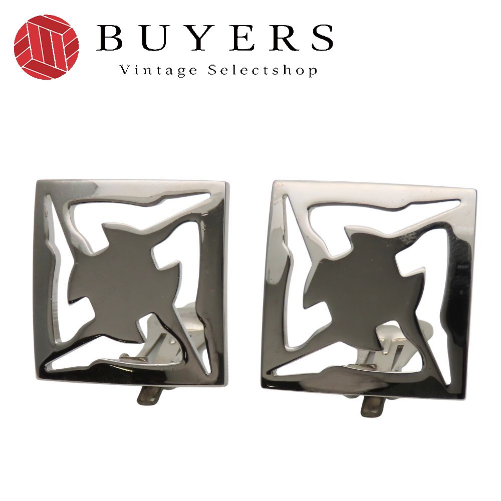 中古 イヤリング メタル シルバー スクエア アクセサリー メッキ レディース 女性