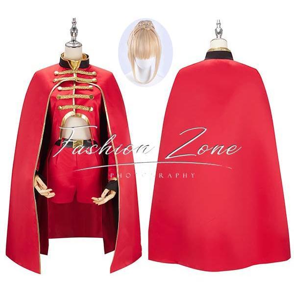 人気新作N0.1FateGrand Order ネロ・クラウディウス コスプレ衣装 ウィッグ cosplay ハロウィン 演出服 変装