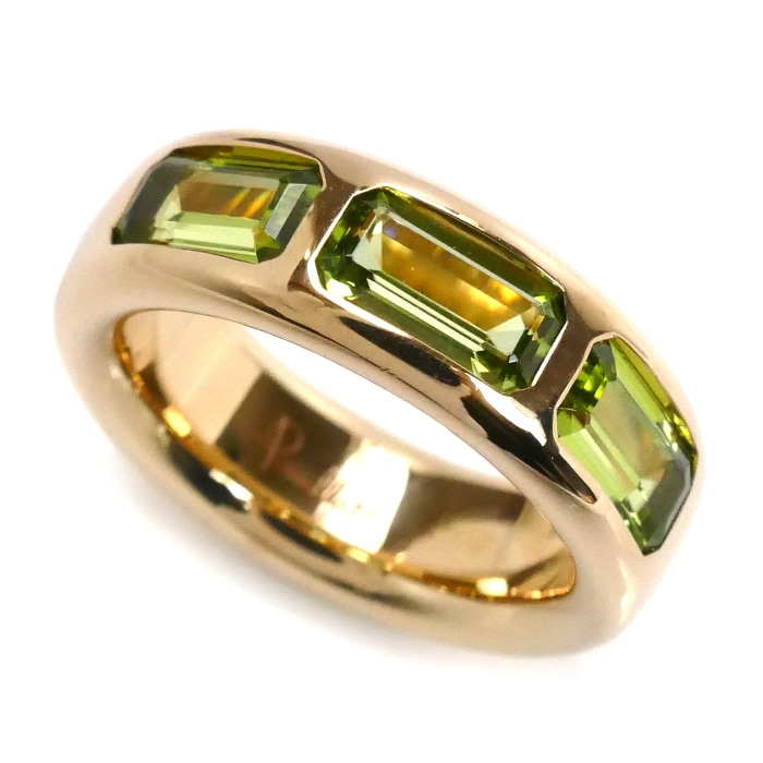 Pomellato ポメラート K18PG ピンクゴールド イコニカ ペリドット リング・指輪 PAC3020_O7000_000EY ペリドット 13.5号 54 8.7g レディース 中古