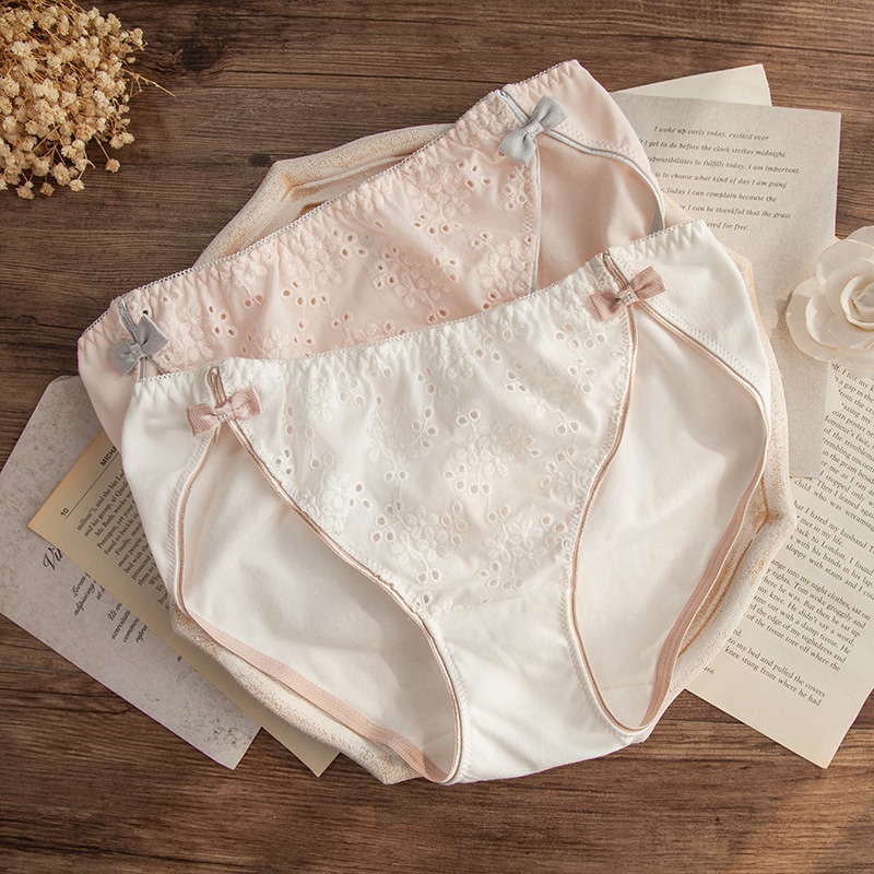 【1点ご購入 で10点プレゼントいたします】レトロで洗練された刺繍綿の甘いリボンバッグヒップハイレグの少女パンツ 237,878円