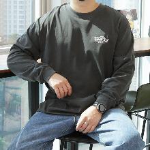 WUNトワイライトピグメントウォッシング長袖Tシャツ