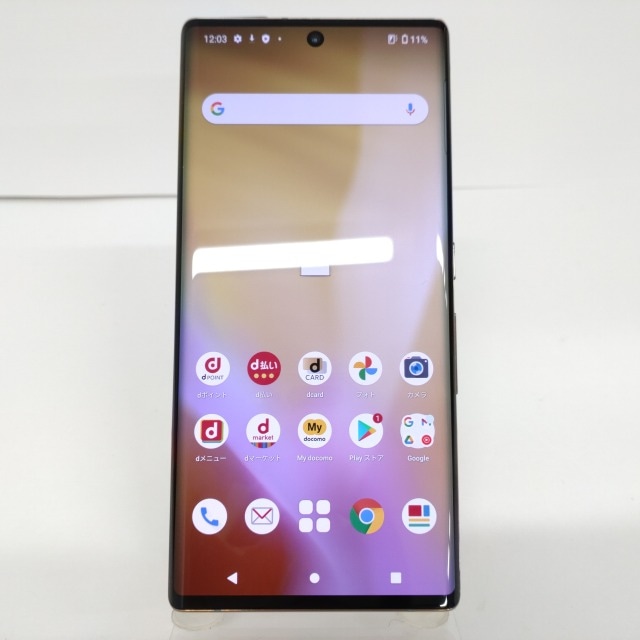 arrows NX9 F-52A docomo ゴールド 送料無料 本体 c00936 【中古】