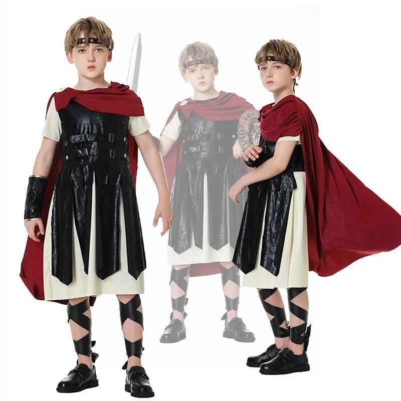 新作子供コスプレ古代ローマ勇士スパルタ戦士コスプレステージ衣装親子服 5,655円