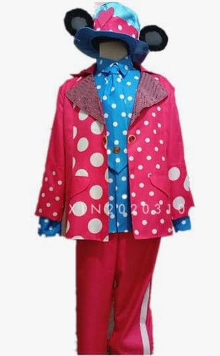 東京ディズニーランド（TDL） パルパルーザ ミッキー コスプレ衣装(ウィッグ 靴別売り)