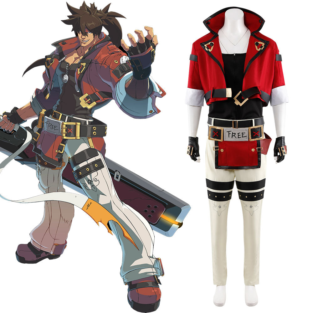 ギルティギア Sol Badguy プロのコスプレコスチューム,コスプレ衣装 ,カーニバルユニフォーム,ファンへのハロウィーンギフト