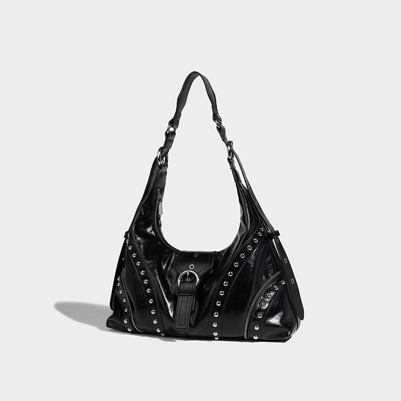 スタイリッシュでレトロなデザインのギャル脇バッグ夏の大容量柳丁トート斜めショルダーバッグ