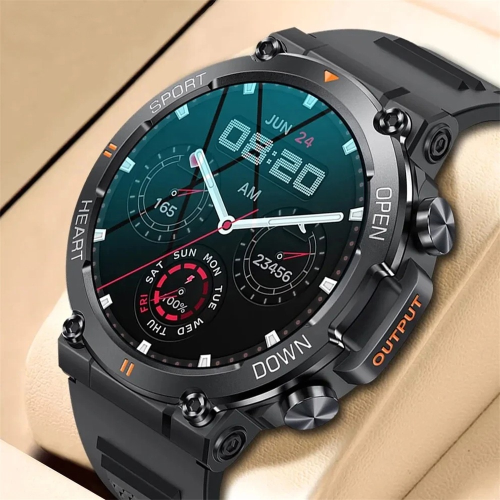 新しいk56proコールスマートウォッチ1.39インチラウンドスクリーン血液酸素心拍数運動屋外 5,201円