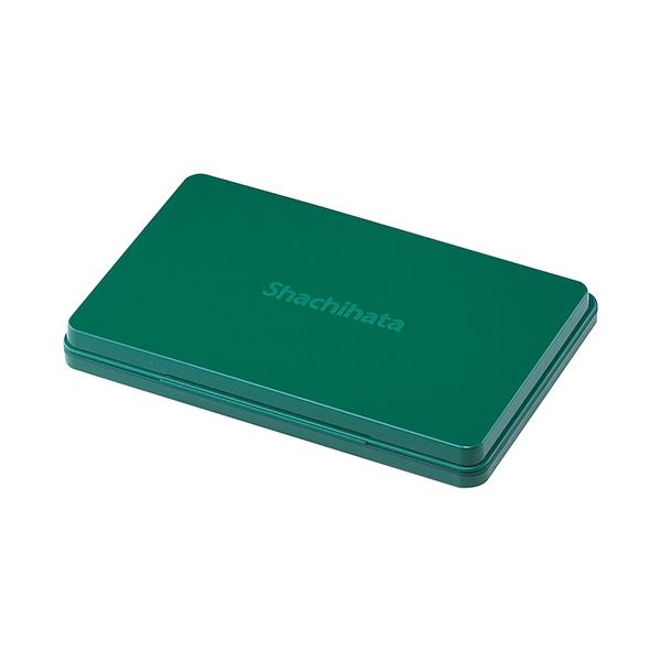 (まとめ) シヤチハタ スタンプ台 特大形 緑 HGN-4-G 1個 (×3セット)