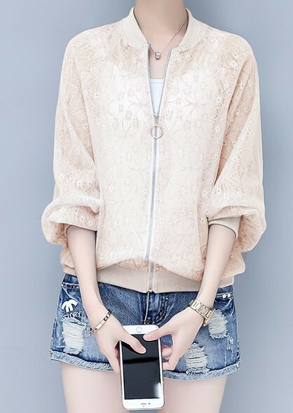 日焼け対策 シアー レース 長袖 レディース UVカット 薄手 透け感 春 夏 着心地 快適 大きめ シンプル 10代 20代 30代 40代 50代 通勤 通学 お出掛け ホワイト ベージュ