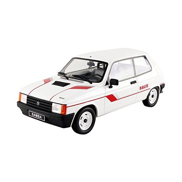 Otto MobileMiniature Car Talbot Samba Rally 1/18Scale， ot694， White/Red 並行輸入品