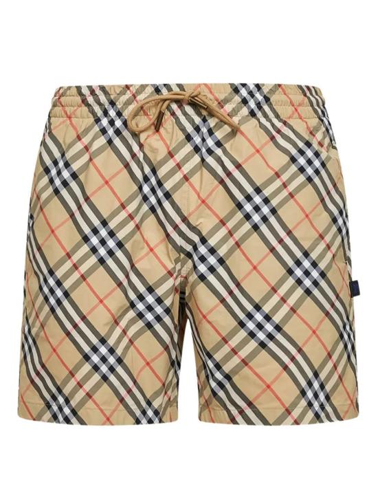 BURBERRY Men Swim Pants 8129613 B9368 SAND IP CHECK