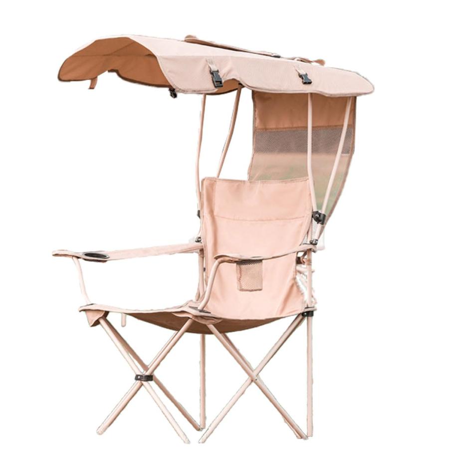 折り畳みチェア 日よけ レジャー お釣りチェア アウトドアチェア 椅子イス おしゃれ アウトドア チェア バーベキューチェア 折りたたみ 屋根付きチェア サンシェ