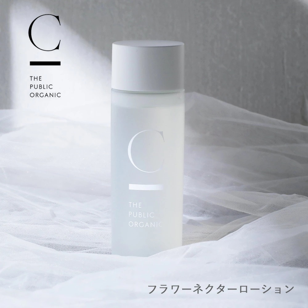 C THE PUBLIC ORGANIC（シー ザ パブリック オーガニック）シンクロブルーム フラワーネクターローション 120ml スキンケア 化粧水 精油調合 ナイアシンアミド 乾燥 フローラル 5,143円