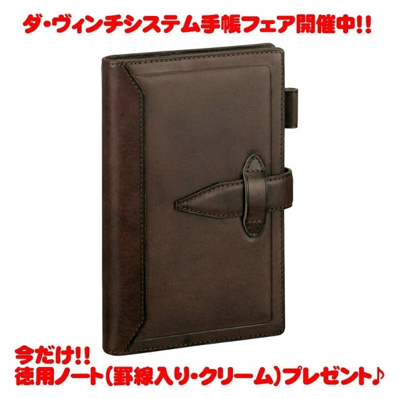 【ラッピング無料】 レイメイ藤井 Raymay ダヴィンチグランデ ロロマクラシック ダヴィンチ ダークブラウン 聖書 サイズ システム手帳 リング15mm DB3011E