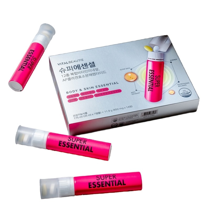 バイタルビューティースーパーエッセンシャル7口NEW [ピンクショットビタミン女性オールインワン栄養剤]