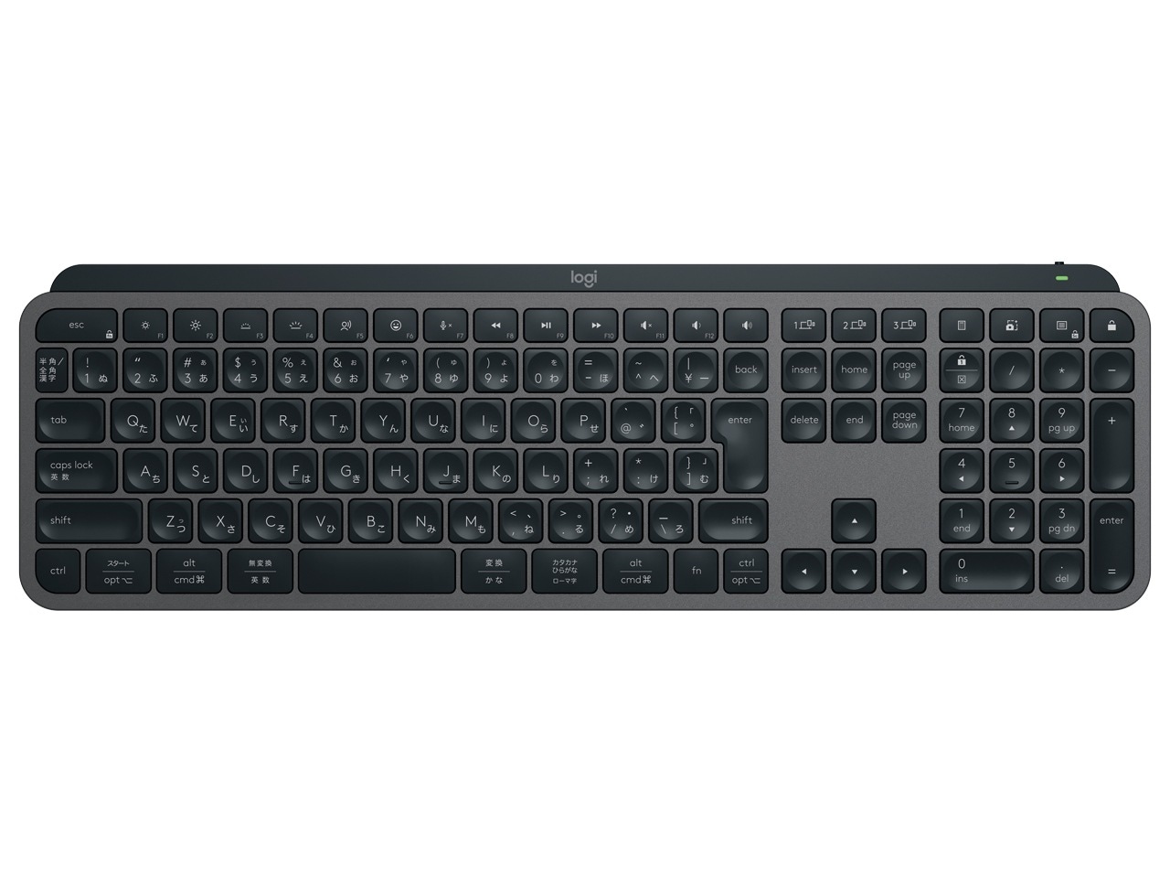 MX KEYS S KX800sGR [グラファイト]ワイヤレスキーボード