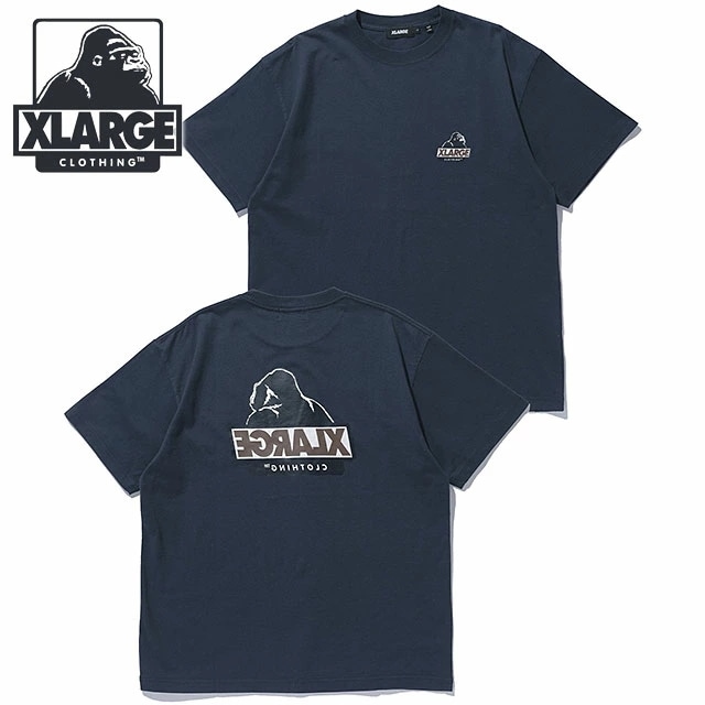 メール便 バックサイドOG ショートスリーブTシャツ [101253011002] BACKSIDE OG S/S TEE メンズ トップス 半袖 NAVY 正規取扱店