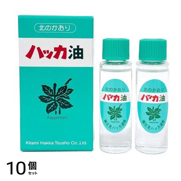 北見ハッカ通商 ハッカ油 スプレー用リフィル 11.5mL× 2本入 10個セット