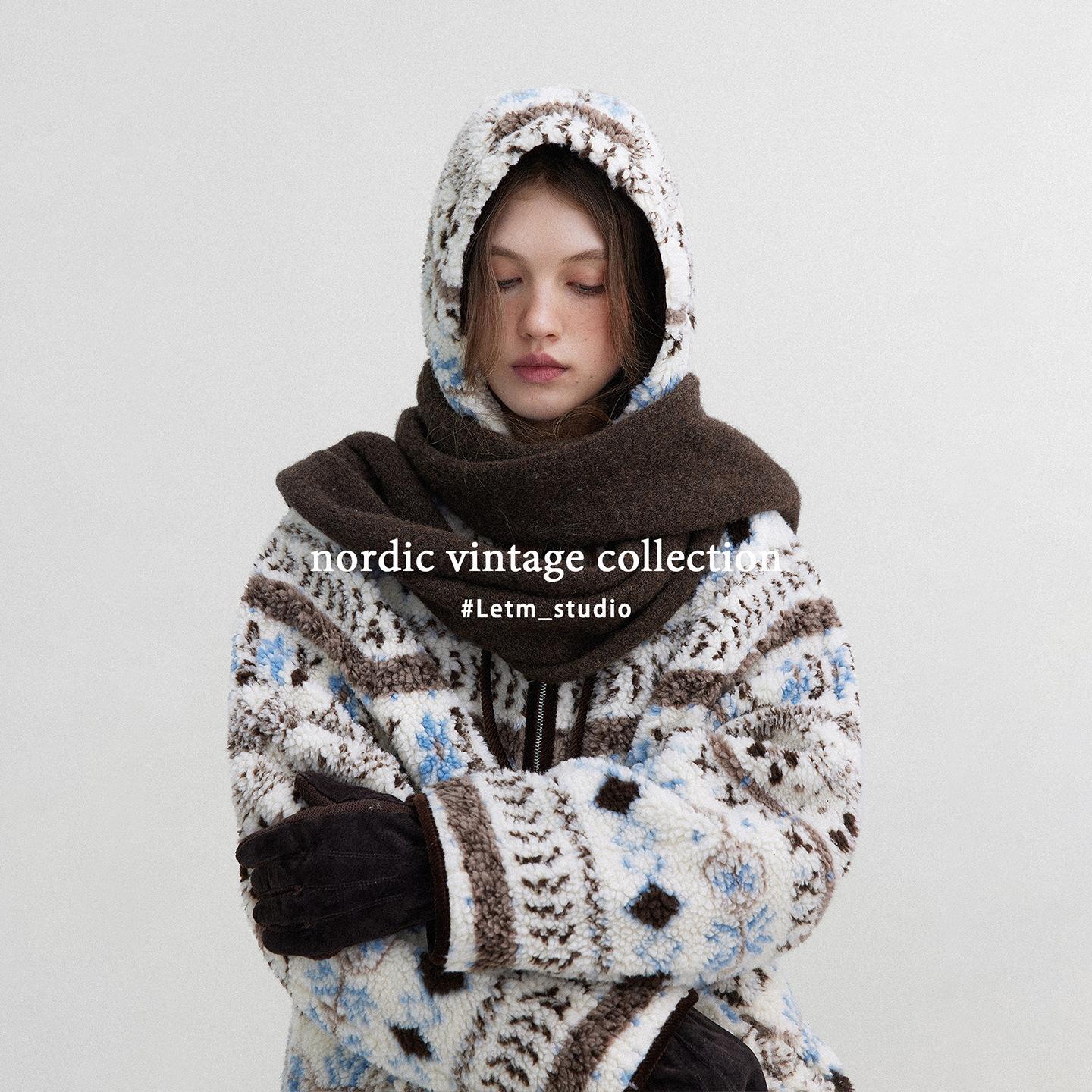 gifts for women keep warm 降雪氷河雪だるまパターン模造ラムウール綿パッド入りショートコート綿パッド入りコート女性の冬