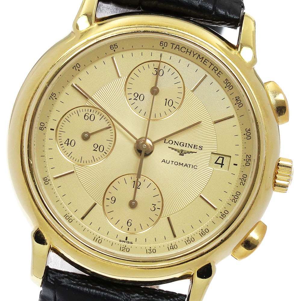 ロンジン LONGINES L4.686.2 レ・グランクラシック クロノグラフ デイト 自動巻き メンズ _889704【中古】