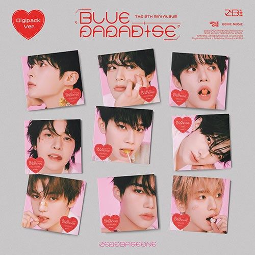 ゼロベースワン ミニ 5集 9種 セット BLUE PARADISE / Digipack Ver. / デジパック