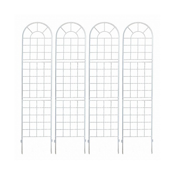 住まいスタイル クラシックフェンス ハイタイプ 4枚組 ホワイト YB016H-4P-WHT メーカー直送