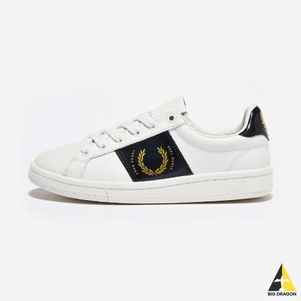 フレッドペリー B721 レザーブランデッド - Porcelain(254)