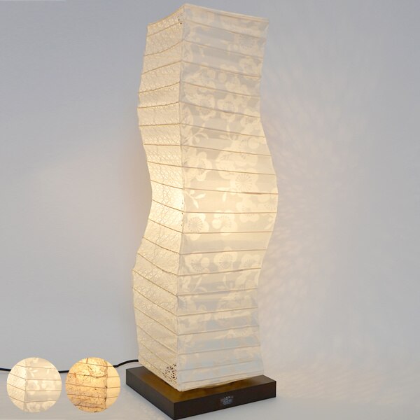 フロアライト 幅21x奥行21x高さ71cm kuku クク 透かし梅x小梅白 SF-2071