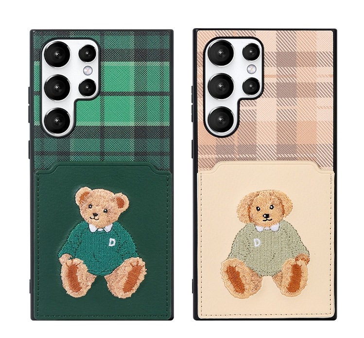 クラシック 刺繍 ポケット ケース ver.2 韓国 スマホケース