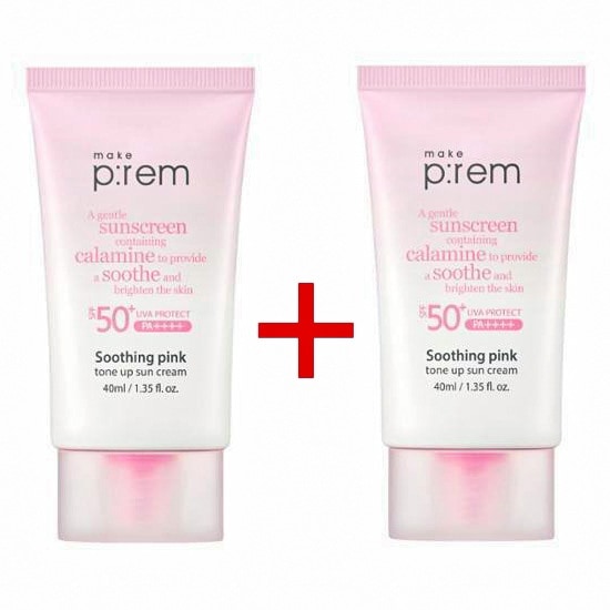 [UVケア] NEW スージングピンクトーンアップ日焼け止め 40ml+40ml