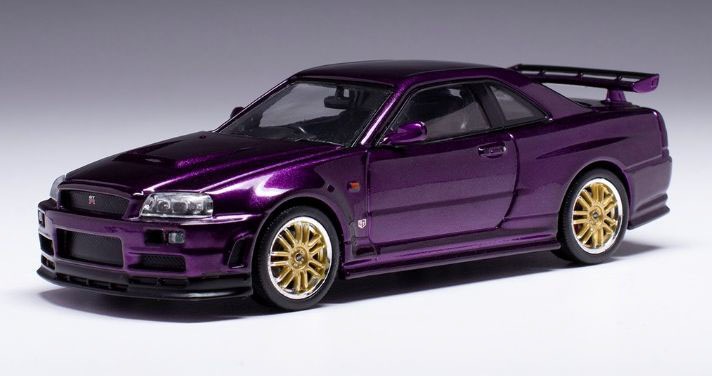 イクソ 1/43 日産 スカイライン GT-R R34 2002 メタリックパープル【CLC526N】 ミニカー イクソ CLC526N ニッサンスカイライン R34 2002 パープル