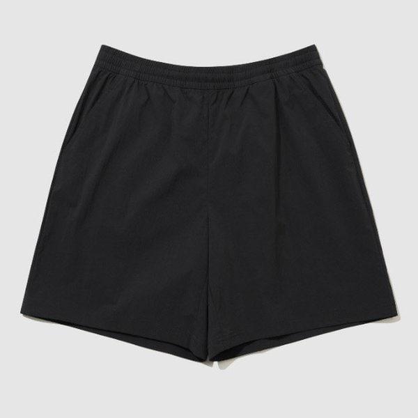 M ハーフパンツ BQK QR223LHP41-BLK ユニ ストレッチ タスラン 4.5部丈 ショートパンツ / BLACK