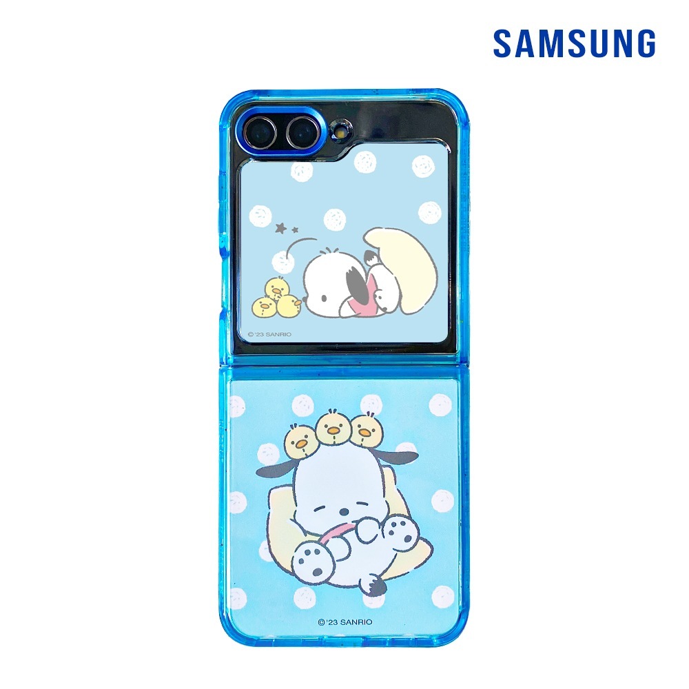 本物のギャラクシーZフリップ5ポチャコケースとフリップスーツカード