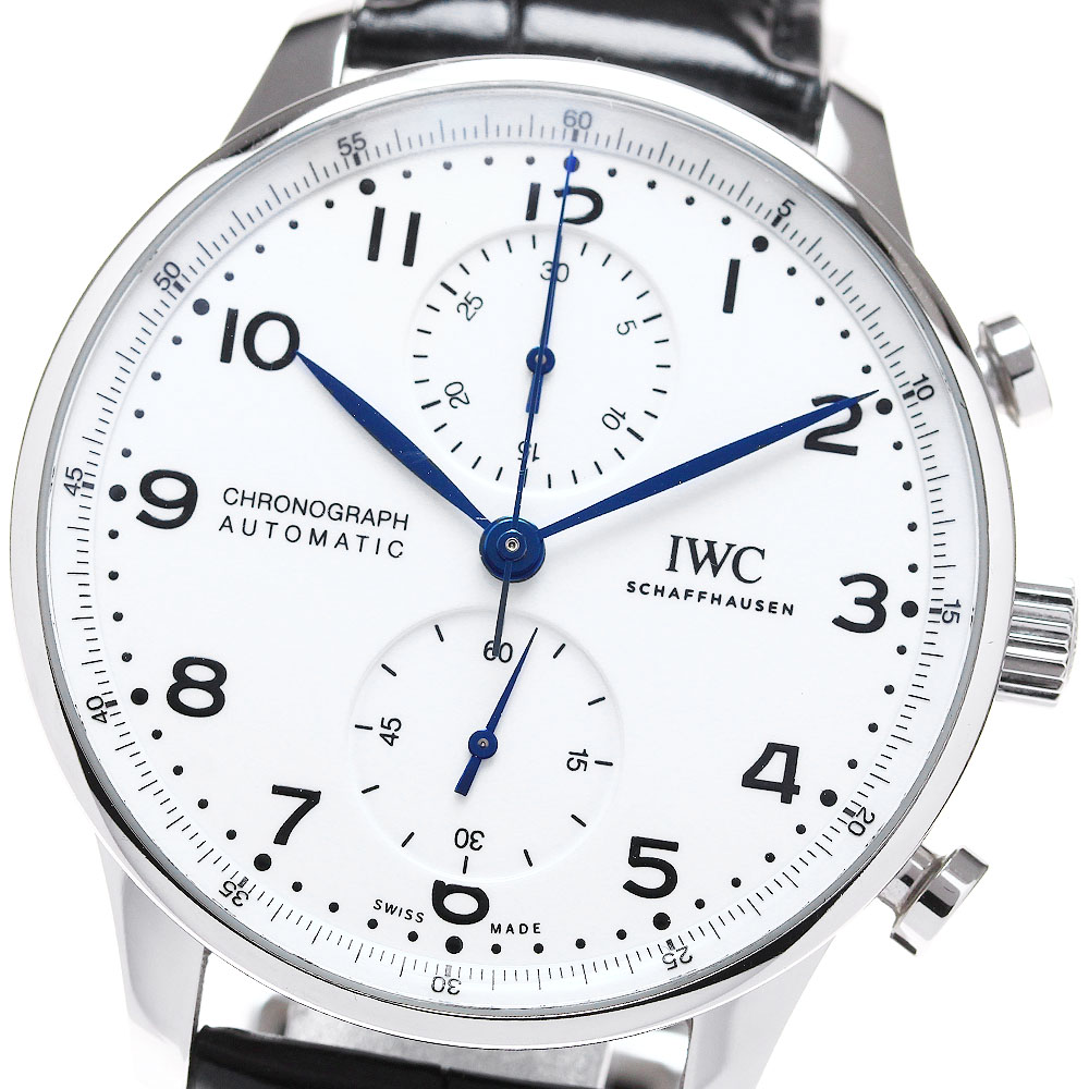 IWC IWC SCHAFFHAUSEN IW371602 ポルトギーゼ クロノグラフ 150イヤーズ 自動巻き メンズ 保証書付き_823407【中古】