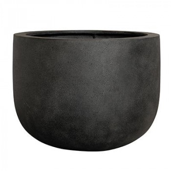 グリーンポット 植木鉢 プラスター Uポット ブラック 45cm EB-PT0245BK