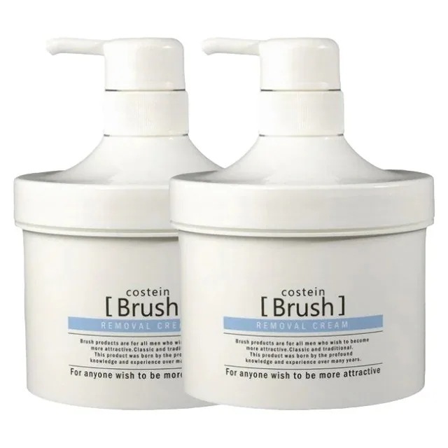 [国内正規品]コスティン ブラッシュ除毛クリーム お得な2個セット 500ｇ x 2 COSTEIN Brush ボディクリーム