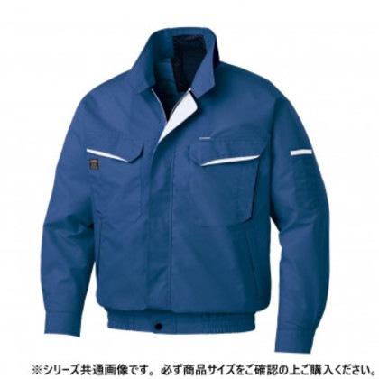 サンエス ファンネット付き長袖ブルゾン 3:ネイビー L KF90470V