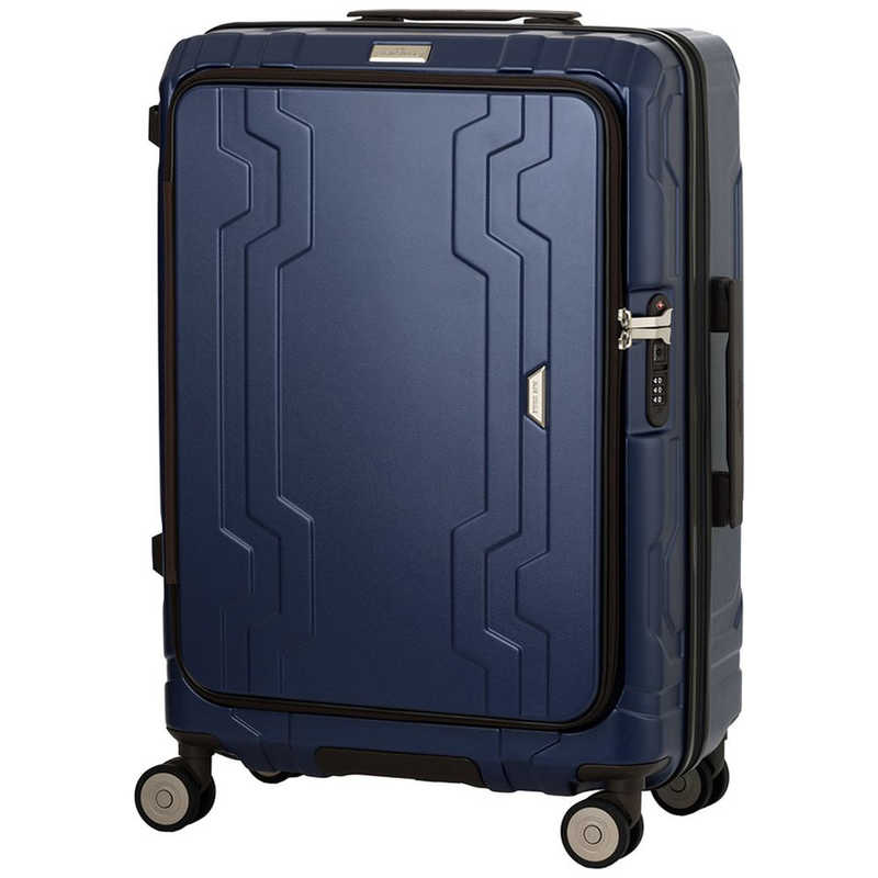 レジェンドウォーカー　BLUE WHALE フロントオープン 容量拡張7cm ボトムハンドル＆ドリンクホルダー装備 LEGEND WALKER ［TSAロック搭載］ ネイビー　5525-69NV